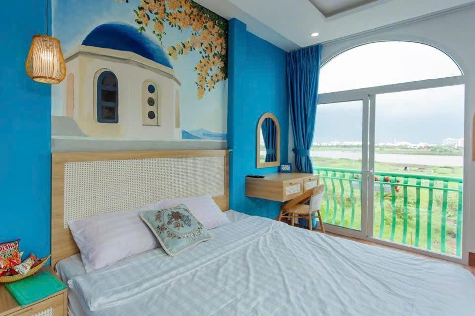 Santorini House And Coffee Hotel Da Nang Bagian luar foto
