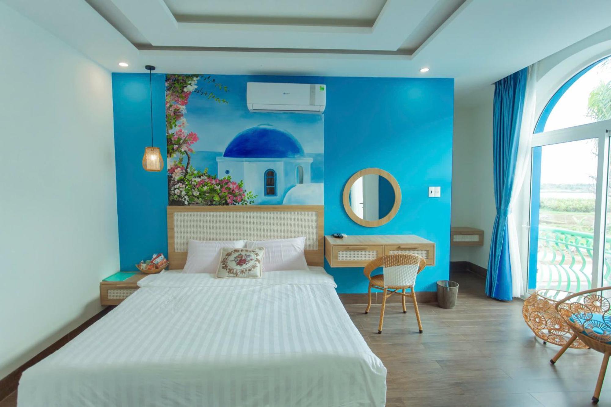 Santorini House And Coffee Hotel Da Nang Bagian luar foto